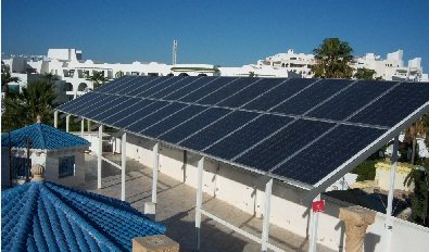 Installation des panneaux photovoltaques