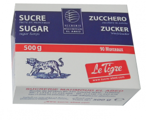 Vente de sucre blanc en morceaux : Le Tigre