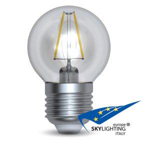 Vente de lampe LED SPHRIQUE  FILAMENT 4W - E27