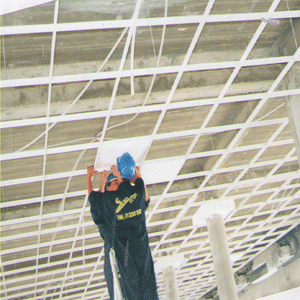 Plafond modulaire suspendu 