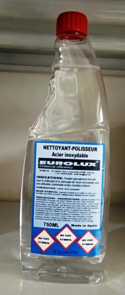 Nettoyant - polisseur surface en inox