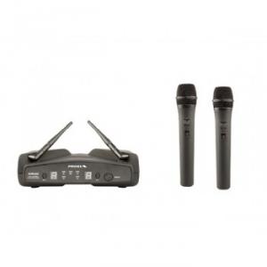 PLL UHF Dual Channel Wireless Microphone System