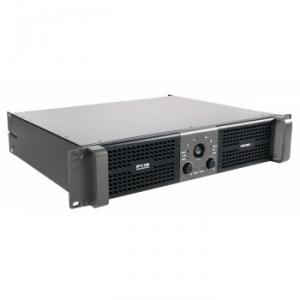 Stereo power amplifier 2 x 600 W at 2 ohm with selectable LPN filter
