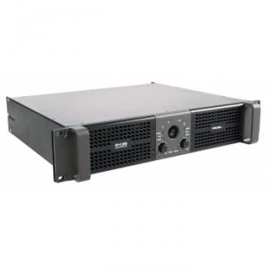 Stereo power amplifier 2 x 1400 W at 2 ohm with selectable LPN filter
