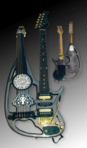Instruments  cordes : Aoud guitare lectrique MIDI sans frettes
