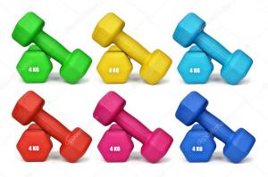 COLORFUL DUMBBELL
