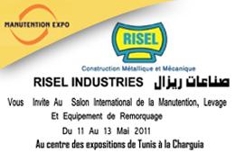 Participation Risel Industrie au salon de Manutention Expo 2011