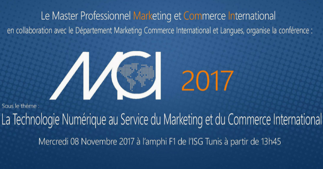 Conférence MCI 2017