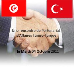 Une rencontre de Partenariat dAffaires Tuniso-Turque