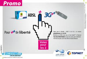  Nouvelle promo convergente Topnet  Tunisie Telecom 