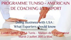 Programme Tuniso-Amricain de Coaching  lexport (2012-2014)
