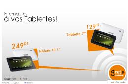  Découvrez les Tablettes tactiles Logicom by GlobalNet!